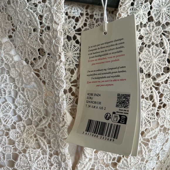 NWT Sézane Enza Dress (Sz 34/XS) - Picture 8 of 16